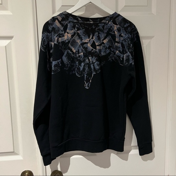 NWT Marcelo Burlon Snake Crew Swearshirt XXS Oversized - Picture 7 of 12